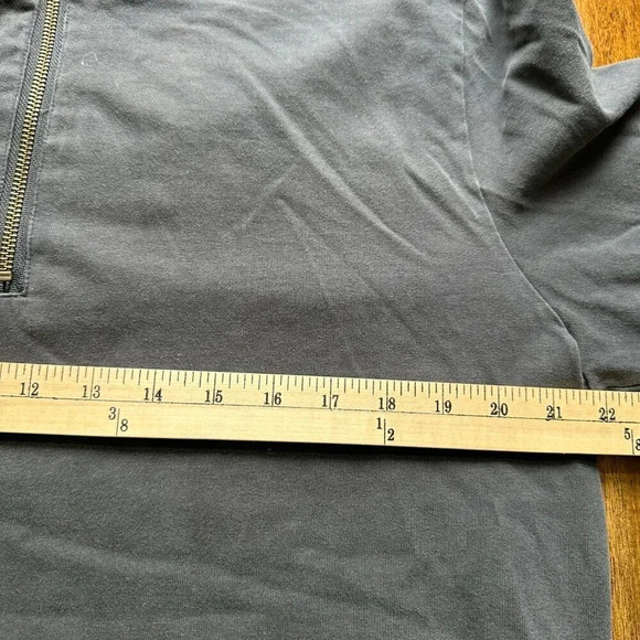 Marine Layer 1/4 Zip Sweater Medium Slate - Picture 6 of 6